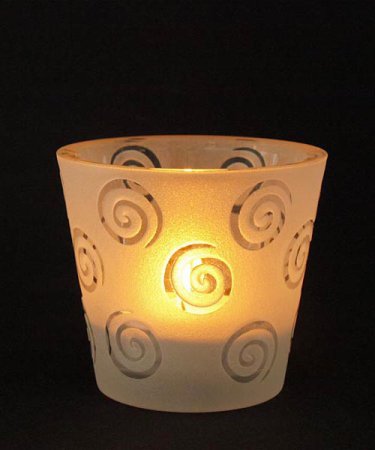 Windlicht Spiralen