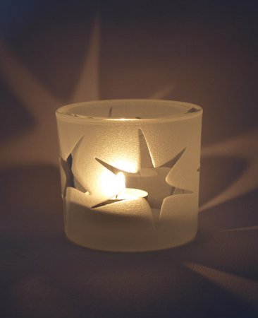 Windlicht Stern
